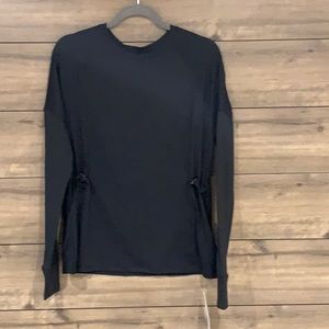 NWT Fabletics Long Sleeve Cinch Waist Shirt